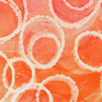 Pink Bubble - Modern Abstract Art Print Coffee Mug Gallery Image 2