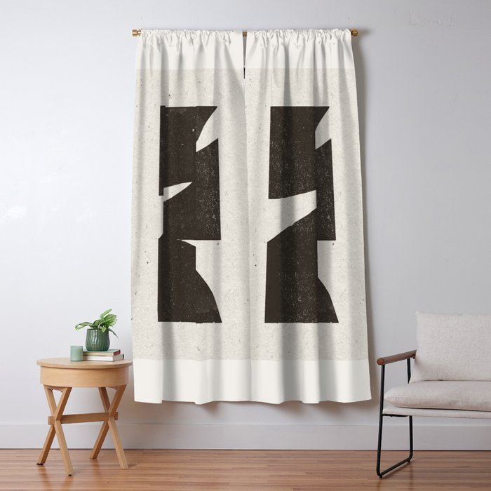 Black Inner Object Window Curtain Gallery Image 5