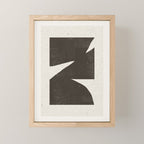 Black Inner Object Mini Art Print Gallery Image 1