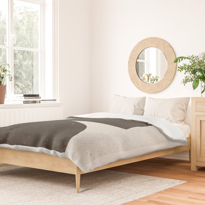 Black Inner Object Duvet Cover Gallery Image 2
