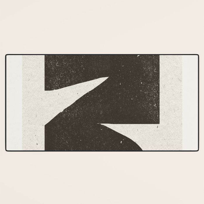 Black Inner Object Desk Mat Gallery Image 3