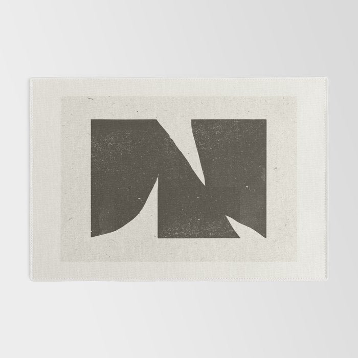 Black Inner Object Rug Gallery Image 2
