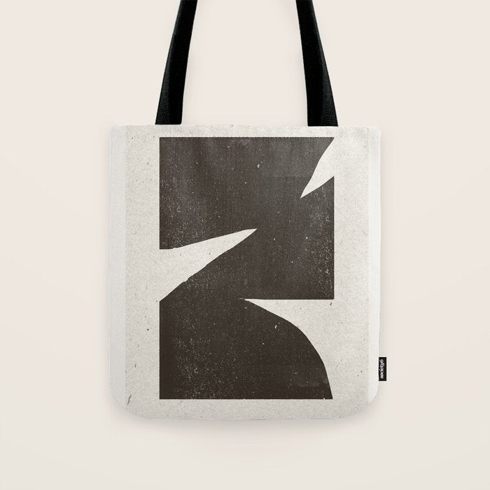 Black Inner Object Tote Bag Gallery Image 1