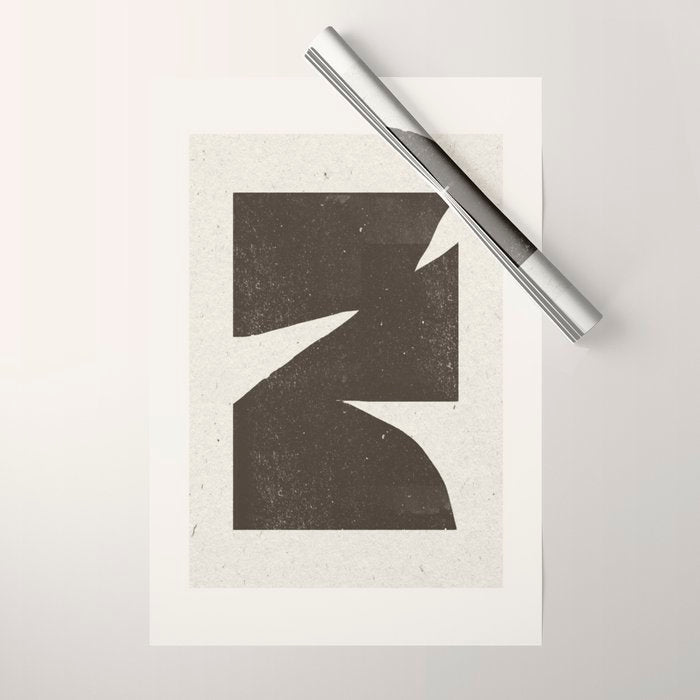 Black Inner Object Wrapping Paper Gallery Image 1