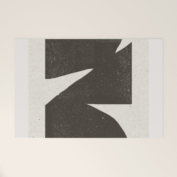 Black Inner Object Welcome Mat Gallery Image 1