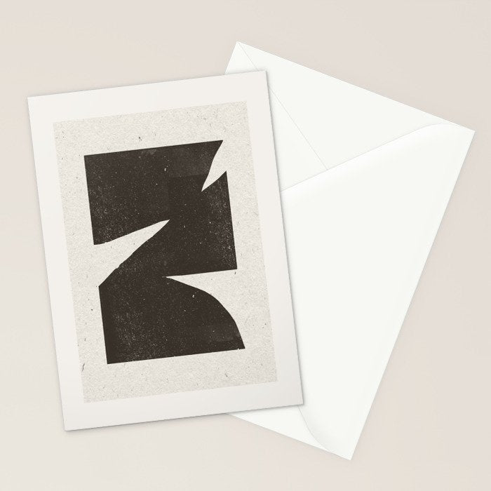 Black Inner Object Stationery Card Gallery Image 2