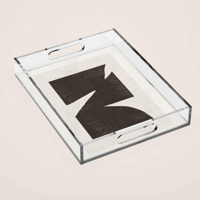 Black Inner Object Acrylic Tray Gallery Image 1