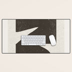 Black Inner Object Desk Mat Gallery Image 1