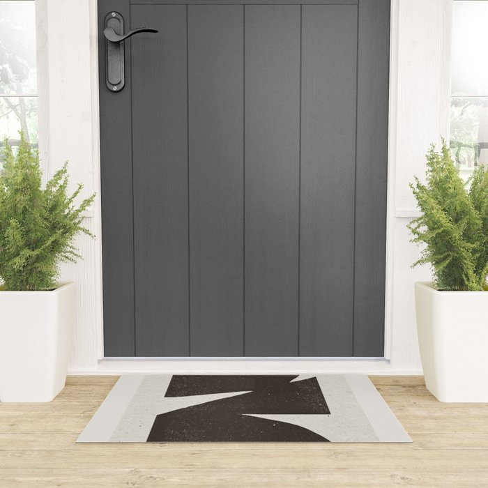 Black Inner Object Welcome Mat Gallery Image 3