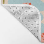 Blossom - Blue  Bath Mat Gallery Image 2