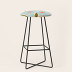 Blossom - Blue  Stool Gallery Image 1