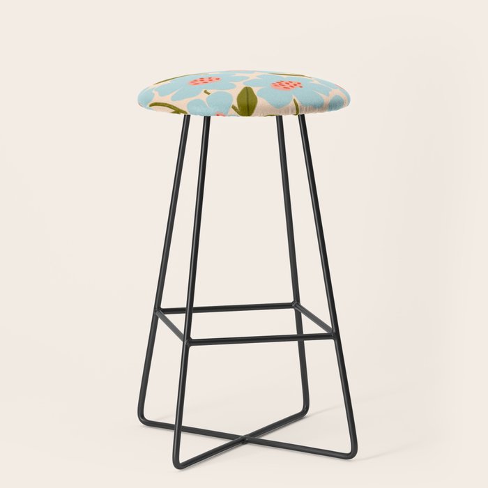 Blossom - Blue  Stool Gallery Image 1