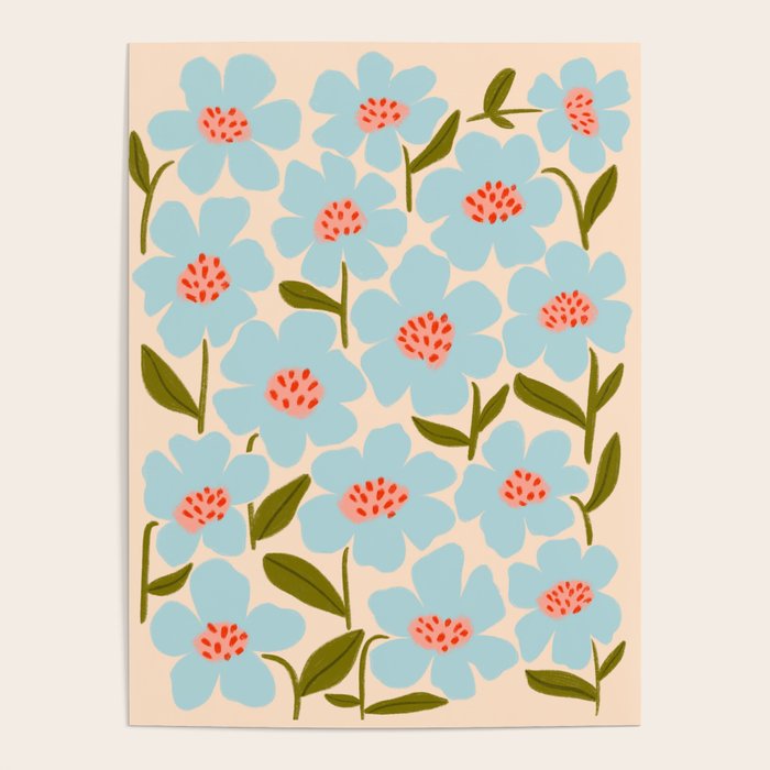 Blossom - Blue  Poster Gallery Image 4