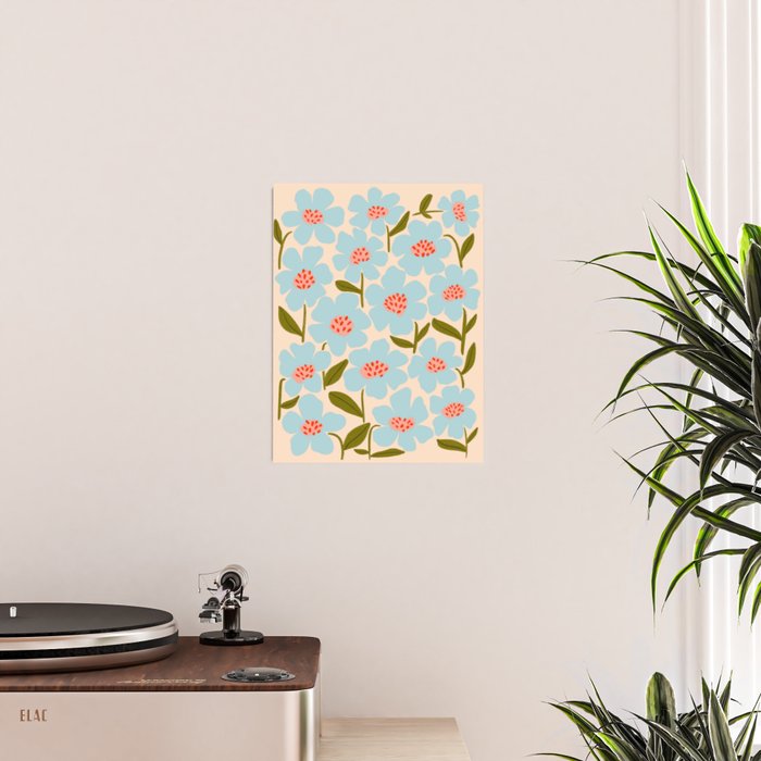 Blossom - Blue  Poster Gallery Image 2