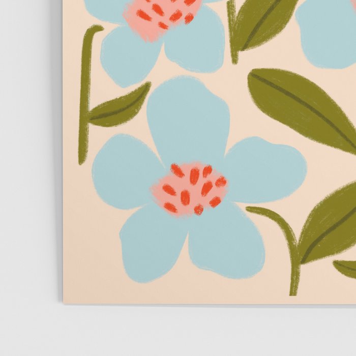 Blossom - Blue  Poster Gallery Image 3