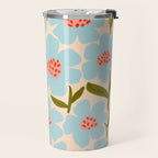 Blossom - Blue  Travel Mug Gallery Image 2