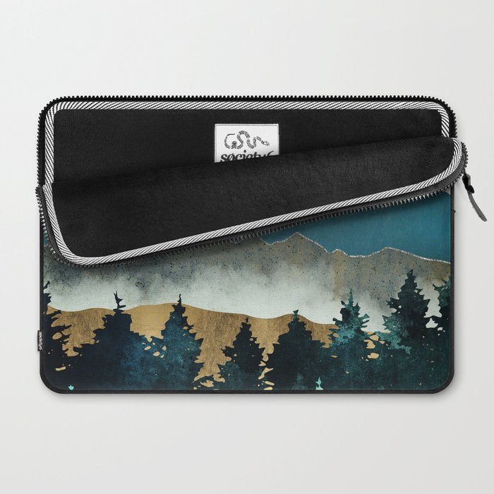 Forest Mist - Custom Horizontal Laptop Sleeve Gallery Image 2