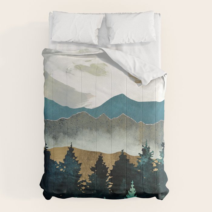 Forest Mist - Custom Horizontal Comforter Gallery Image 6