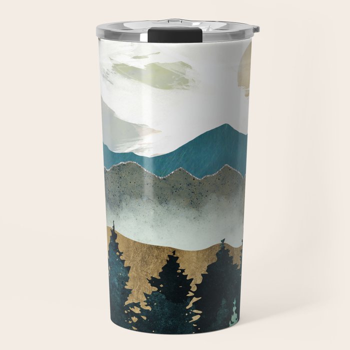 Forest Mist - Custom Horizontal Travel Mug Gallery Image 1