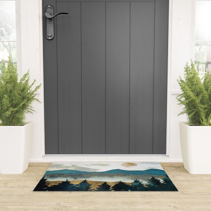 Forest Mist - Custom Horizontal Welcome Mat Gallery Image 3