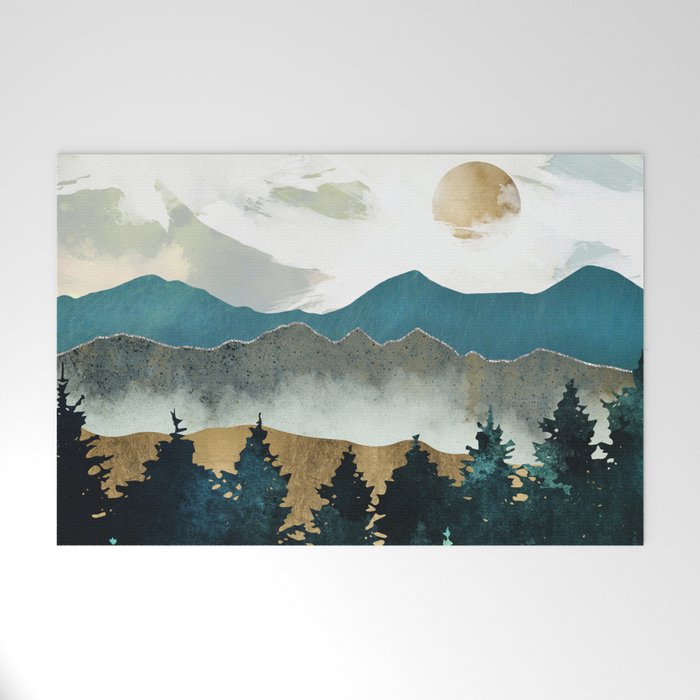 Forest Mist - Custom Horizontal Welcome Mat Gallery Image 1
