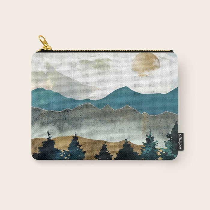 Forest Mist - Custom Horizontal Carry All Pouch Gallery Image 1