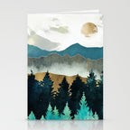 Forest Mist - Custom Horizontal Stationery Card Gallery Image 2