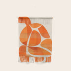 Abstract Turtle in Orange Wall Hanging Gallery Image 1