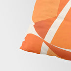 Abstract Turtle in Orange Pillow Sham Gallery Image 4