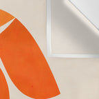Abstract Turtle in Orange Wall Tapestry Gallery Image 3