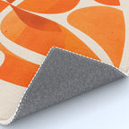 Abstract Turtle in Orange Rug Gallery Image 4