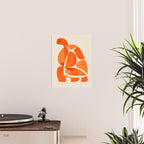 Abstract Turtle in Orange Poster Gallery Image 2