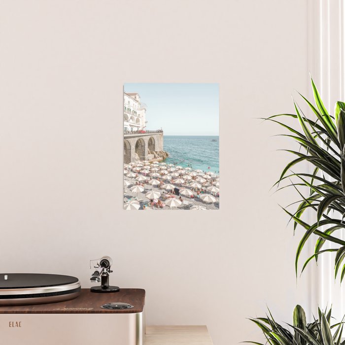 Marina Grande Beach Photo | Amalfi Coast Town In Italy Art Print | Summer Landscape Travel Photography Poster Gallery Image 2