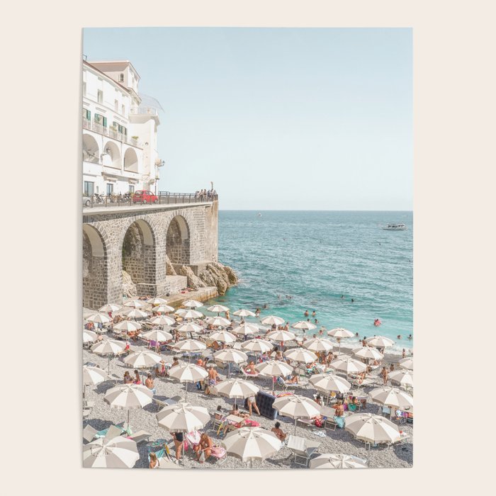 Marina Grande Beach Photo | Amalfi Coast Town In Italy Art Print | Summer Landscape Travel Photography Poster Gallery Image 4