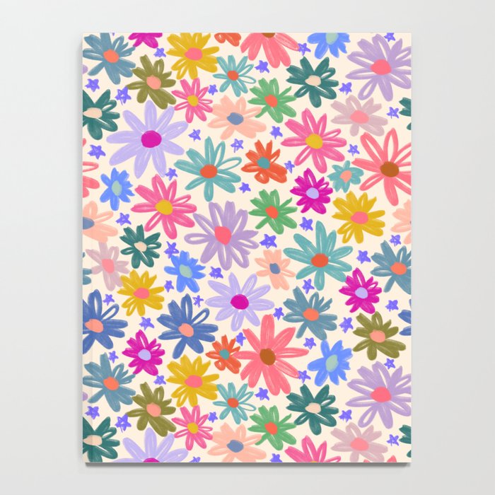 Bright Flowers and Stars Notebook Gallery Image 4