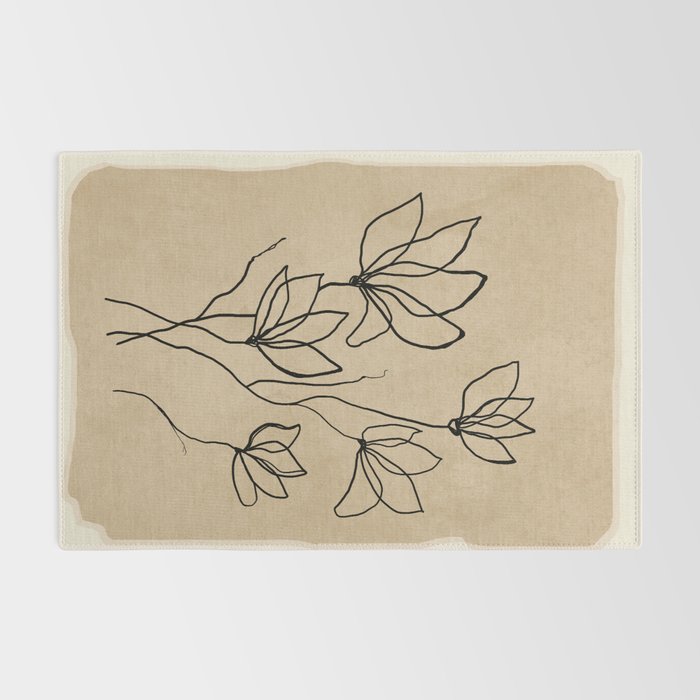 Line Wildflowers 2 Rug Gallery Image 2