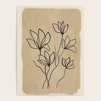 Line Wildflowers 2 Poster Gallery Image 4