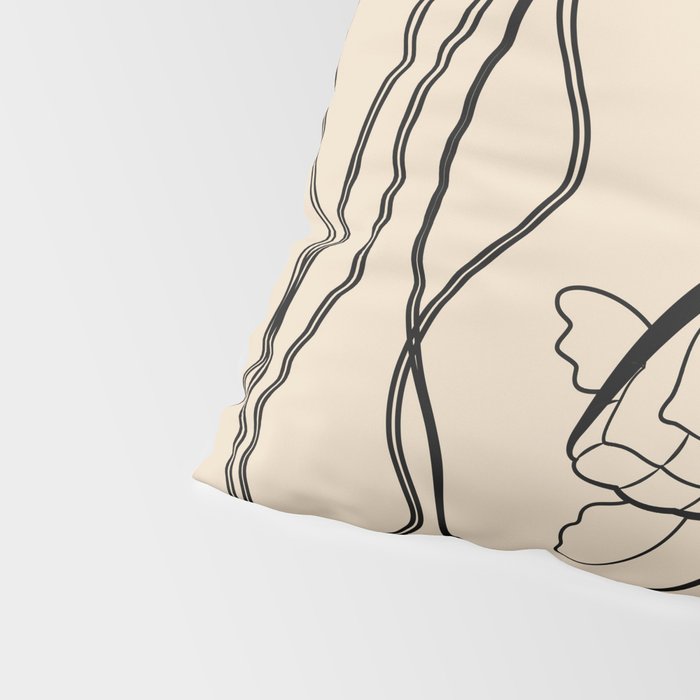 Minimal Sea Life 2 Pillow Sham Gallery Image 4