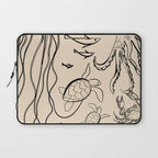 Minimal Sea Life 2 Laptop Sleeve Gallery Image 1