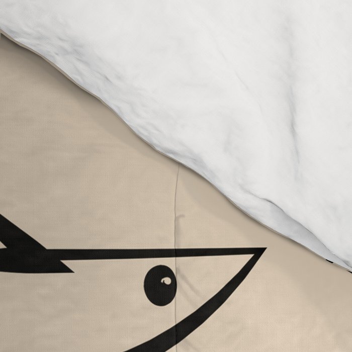 Minimal Sea Life 2 Comforter Gallery Image 4