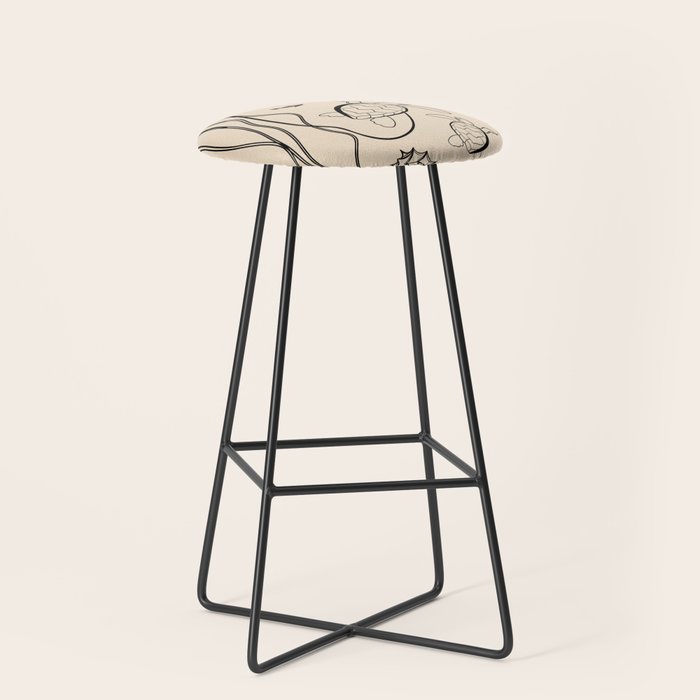 Minimal Sea Life 2 Stool Gallery Image 1
