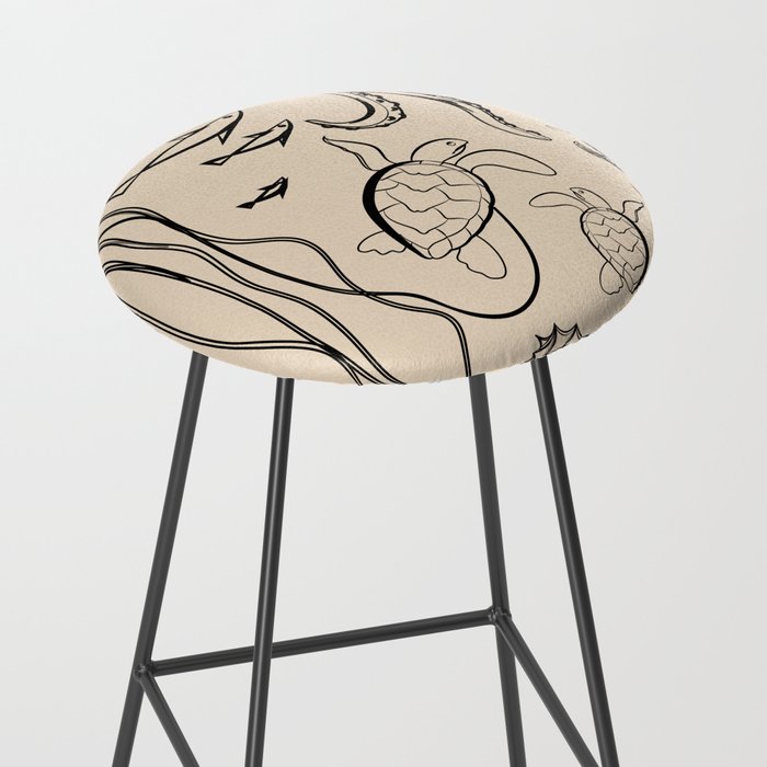 Minimal Sea Life 2 Stool Gallery Image 2
