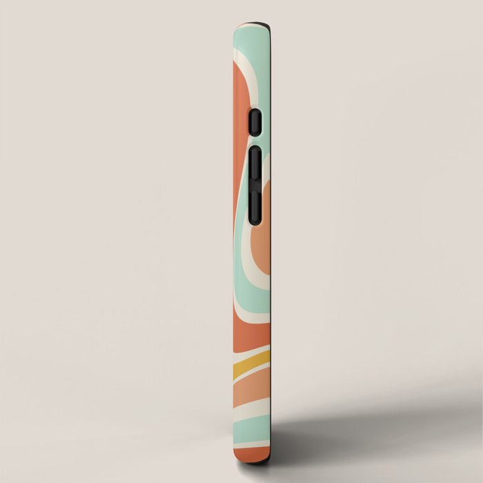 Groovy Wavy 1970s Pattern iPhone Case Gallery Image 2
