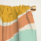 Groovy Wavy 1970s Pattern Window Curtain Gallery Image 2
