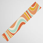 Groovy Wavy 1970s Pattern Table Runner Gallery Image 3