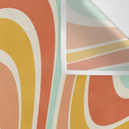 Groovy Wavy 1970s Pattern Wall Tapestry Gallery Image 3