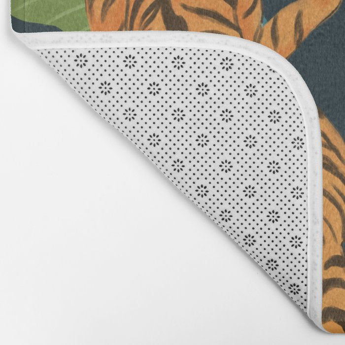Jungle Cats - Roaring Tigers Bath Mat Gallery Image 2