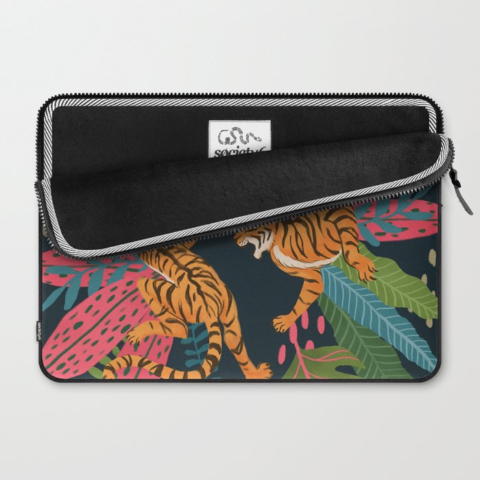 Jungle Cats - Roaring Tigers Laptop Sleeve Gallery Image 2