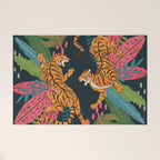 Jungle Cats - Roaring Tigers Welcome Mat Gallery Image 1
