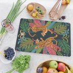 Jungle Cats - Roaring Tigers Cutting Board Gallery Image 2